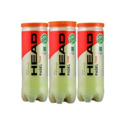 Pack of 3 Cans of Head One Padel Balls